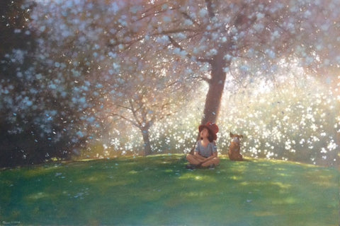 'Taking Shade, Beneath the Blossom Tree' ©- SOLD